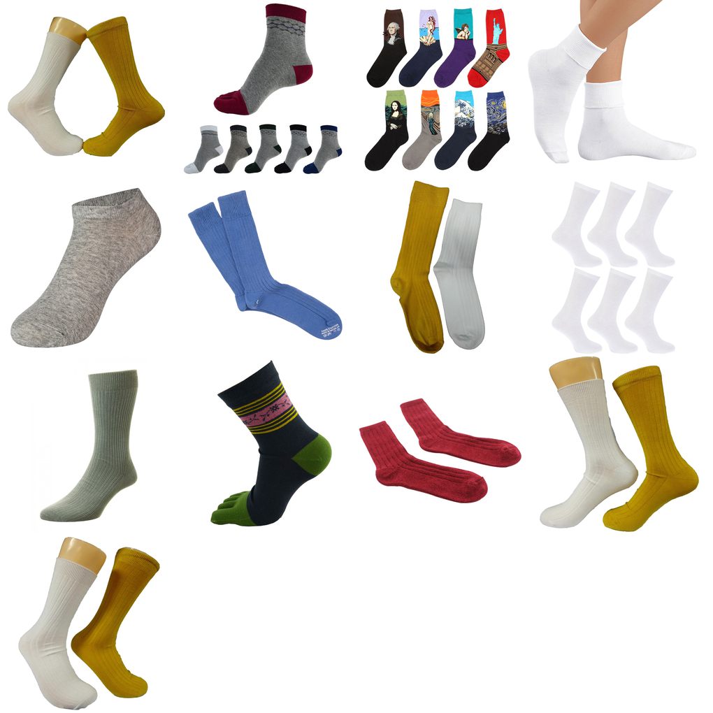 100 pure cotton socks